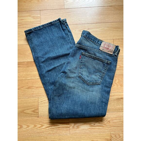Levi's Other - Vintage Levi’s 559 Made in Mexico Relaxed Straight Jeans Dark Blue Size 36X30 JJ